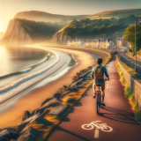 Beachfront Cycling in Colwyn Bay Wales